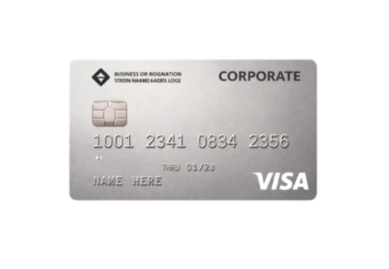 Corporate Visa credit card