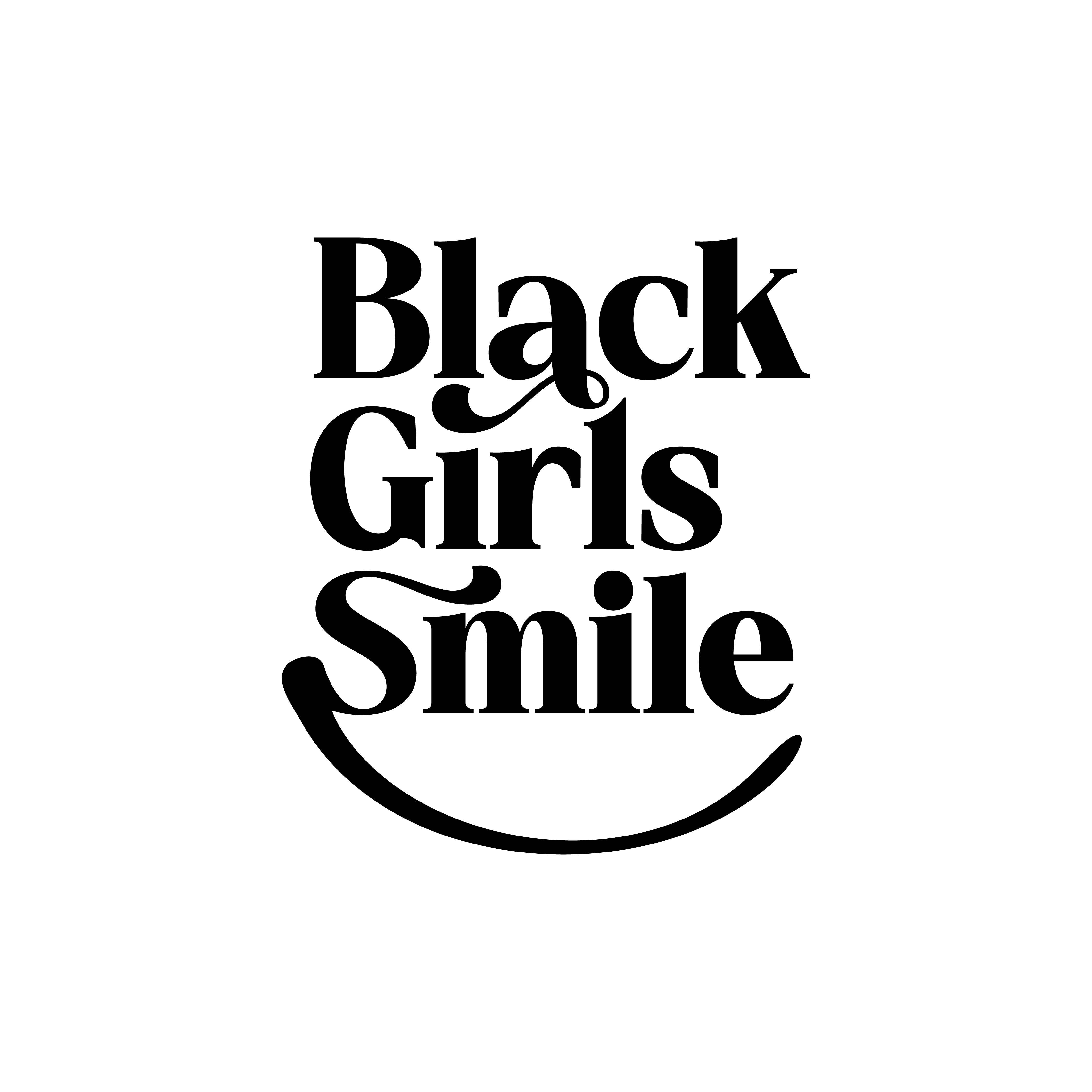 Black Girls Smile Logo