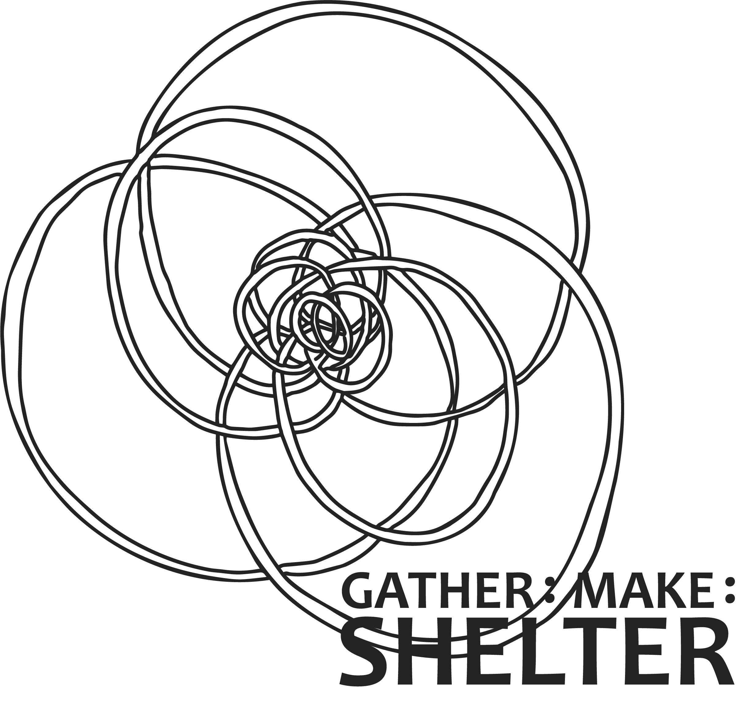 Gather Make Shelter Logo