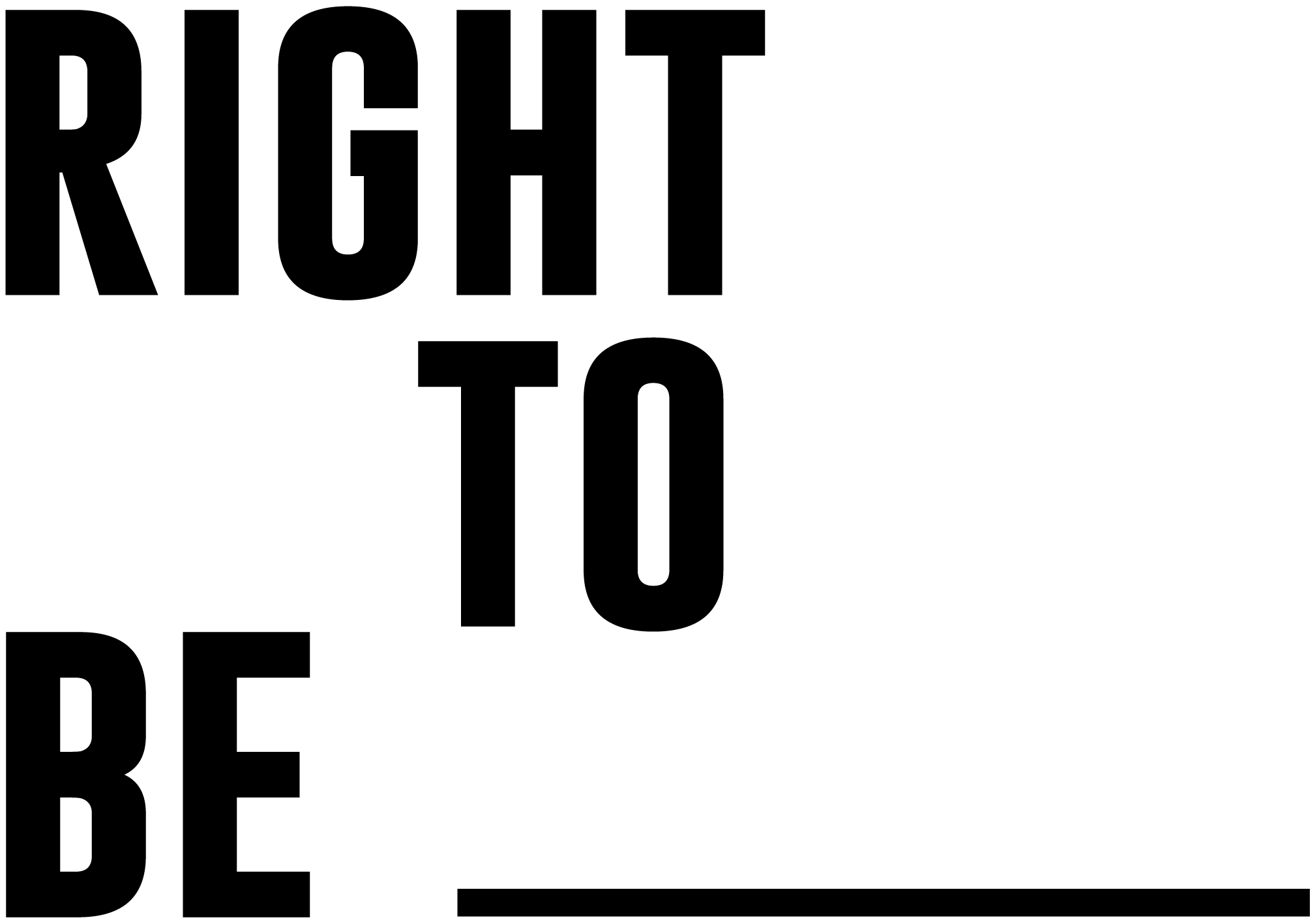 Right To Be Inc Logo
