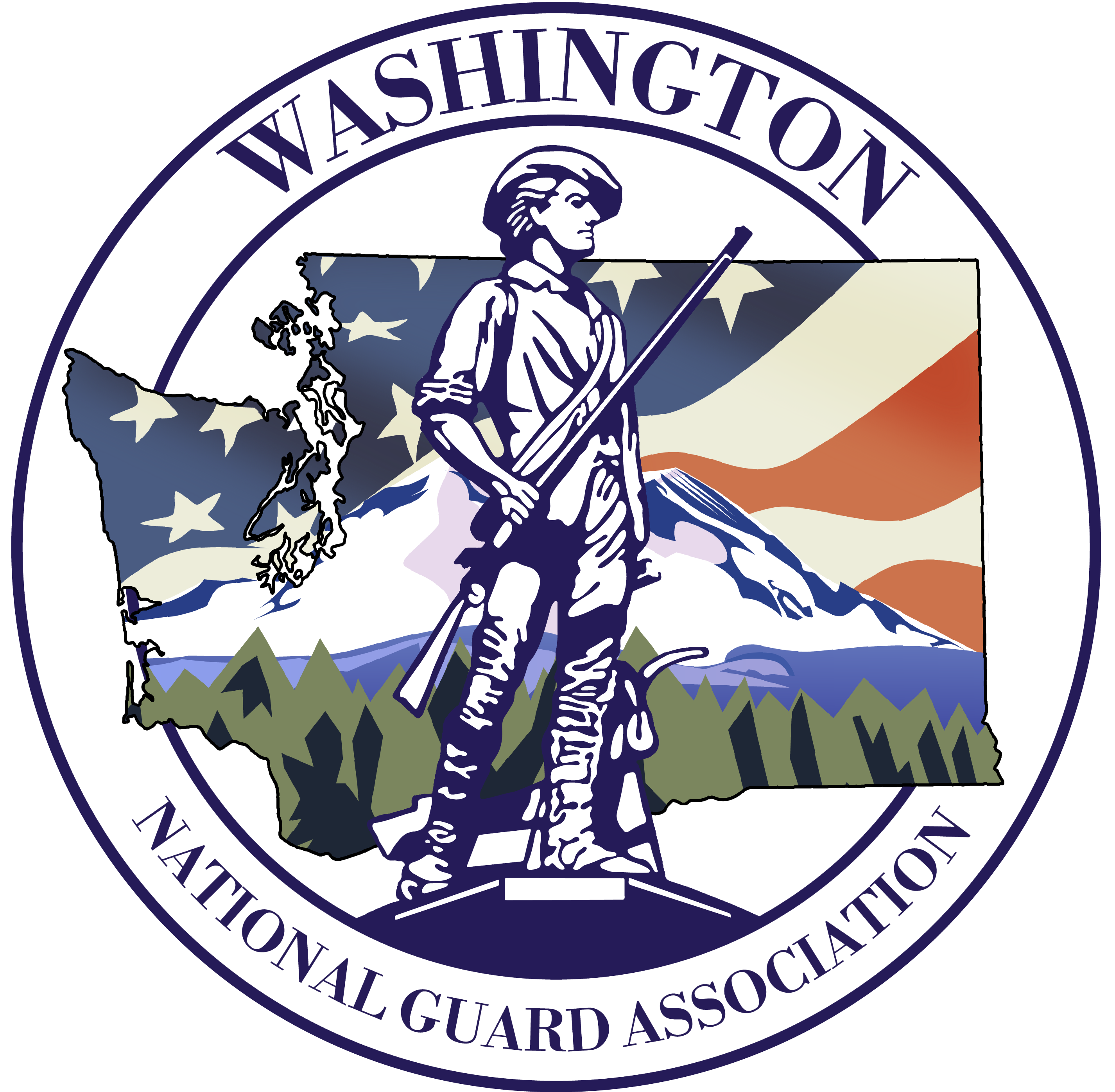 National Guard Association of Washington Foundation Logo