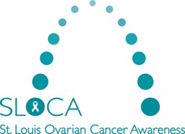 St Louis Ovarian Cancer Awareness Logo