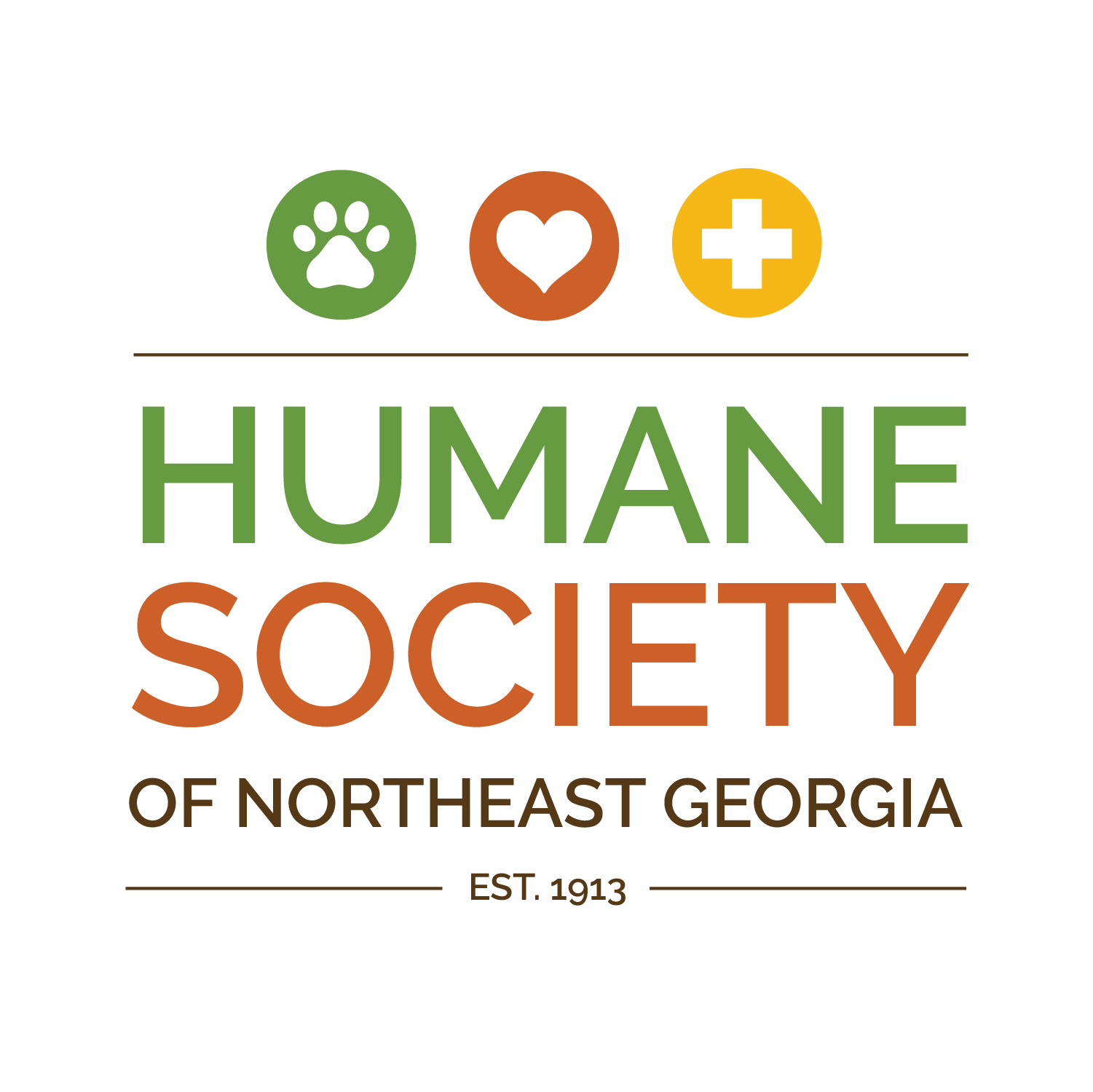 Humane Society of Northeast Georgia Logo