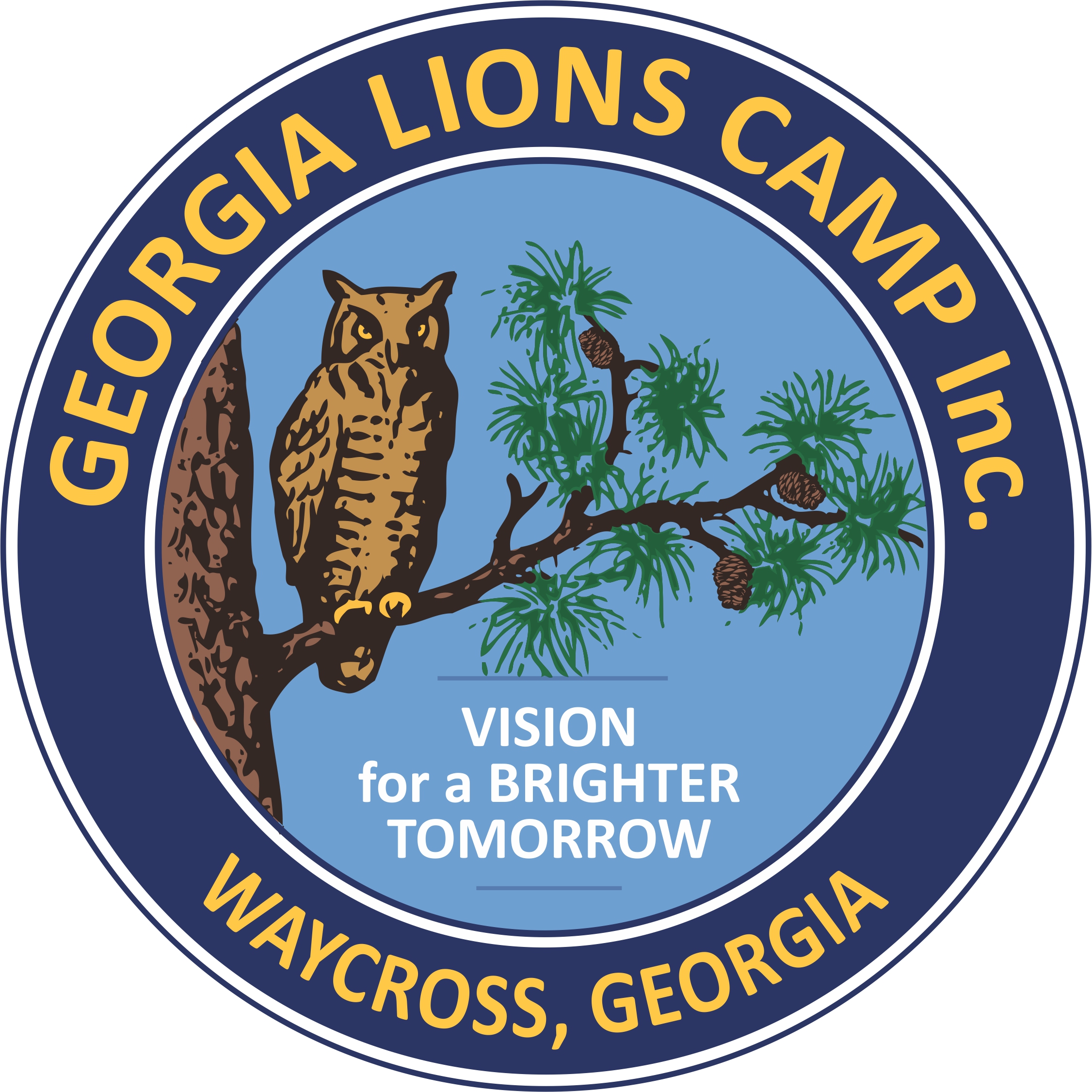 Georgia Lions Camp For The Blind Logo